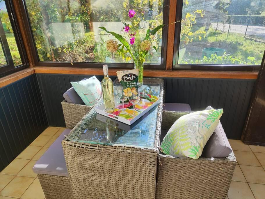 Campagne-Jolie Maison Avec Jardin- Proche Dole Chevigny  Ngoại thất bức ảnh